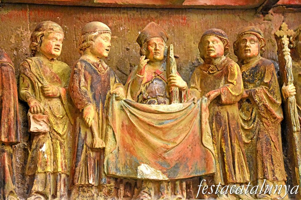 Cervera - Església de Santa Maria - Sepulcre de Ramon Serra el Vell