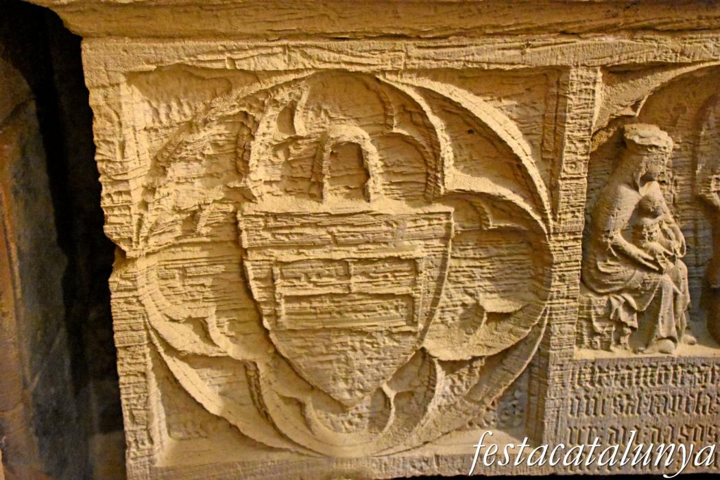 Cervera - Església de Santa Maria - Sepulcre de Ramon Serra el Vell