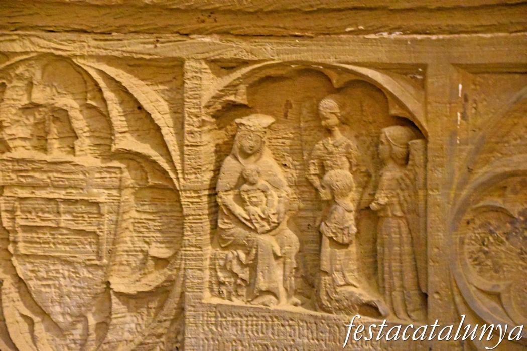 Cervera - Església de Santa Maria - Sepulcre de Ramon Serra el Vell