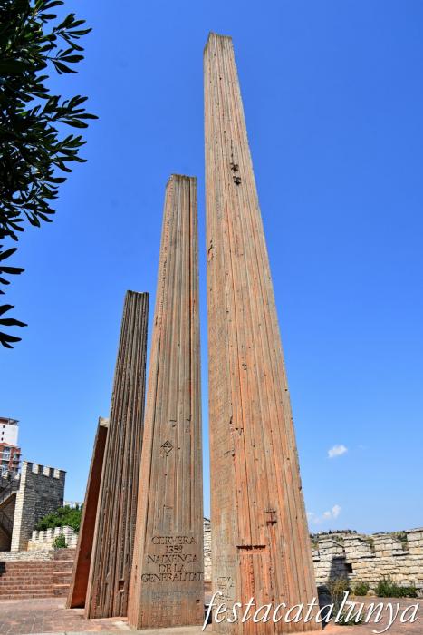 Cervera - Monument a la Generalitat de Catalunya