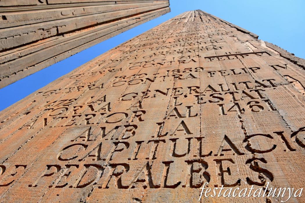 Cervera - Monument a la Generalitat de Catalunya
