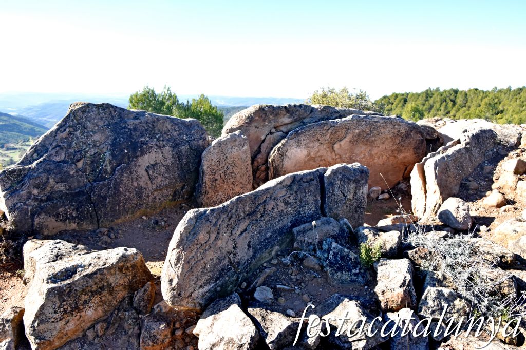 Rubió - Sepulcre megalític de les Malloles o de Pedrafita