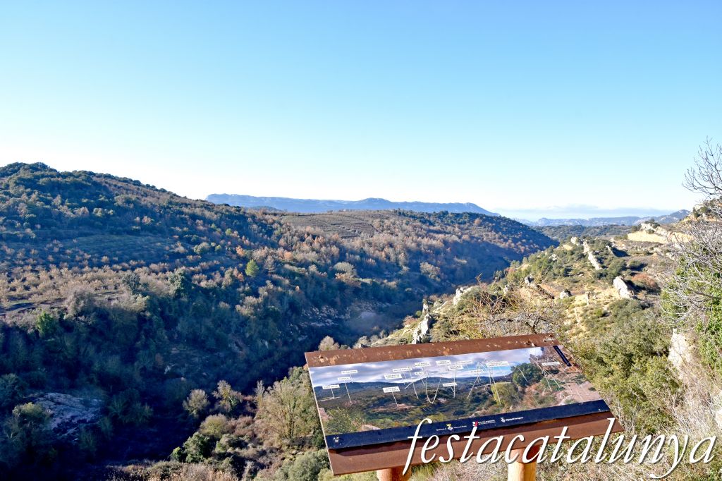 Vilanova de Prades - Vistes panoràmiques des del castell