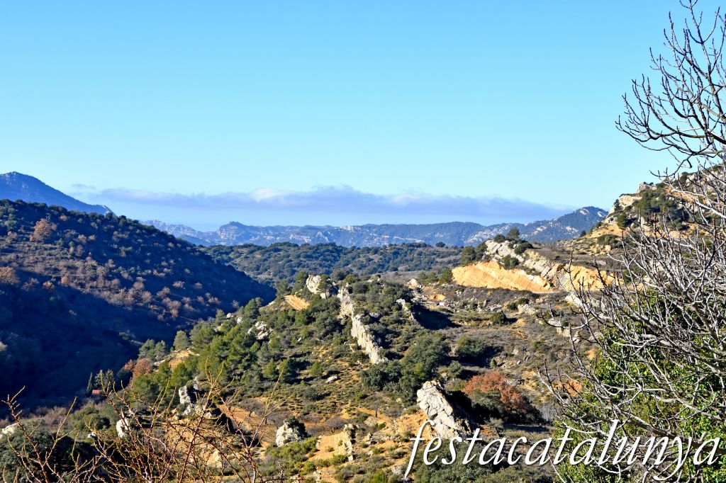 Vilanova de Prades - Vistes panoràmiques des del castell - Els Solans