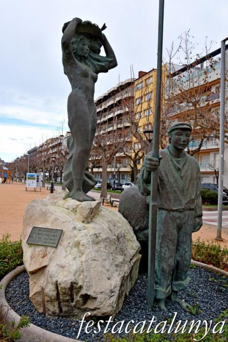 Palamós - Passeig del Mar - Monument als pescadors 