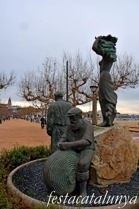 Palamós - Passeig del Mar - Monument als pescadors 