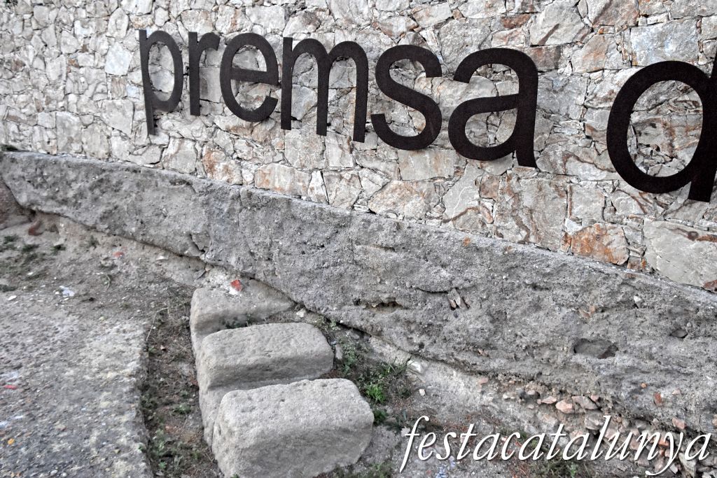 Palafrugell - Premsa de vi romana de Llafranc