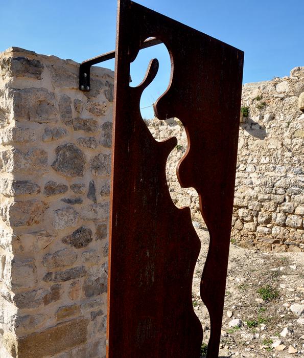 Escultura 75è aniversari de la Batalla de l'ebre