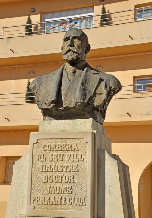 Escultura a Jaume Ferran i Clua