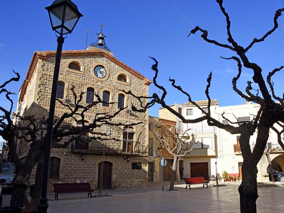 Plaça Major de la Pobla de Massaluca