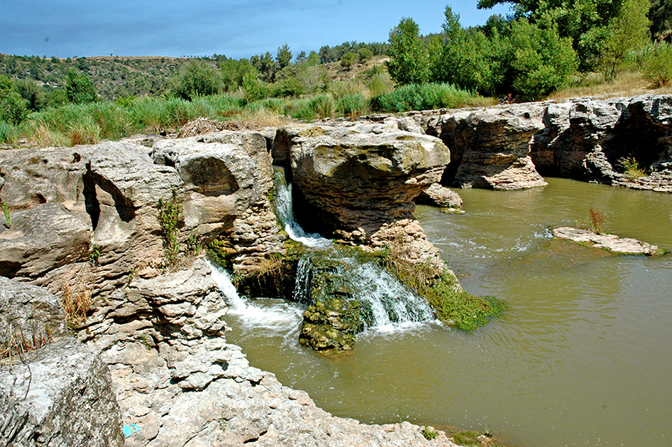 Tres Salts o Ulls del Llobregat al terme de Talamanca