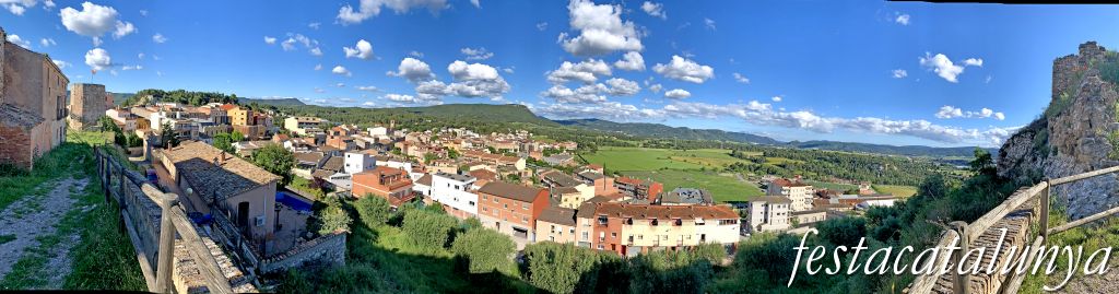 Òdena - Mirador de la Conca d'Òdena al Castell d'Òdena