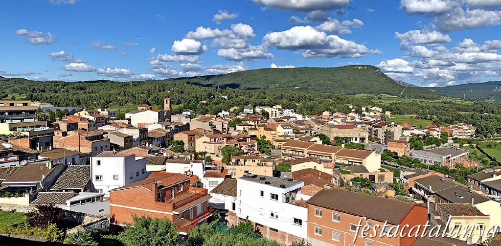 Òdena - Mirador de la Conca d'Òdena al Castell d'Òdena