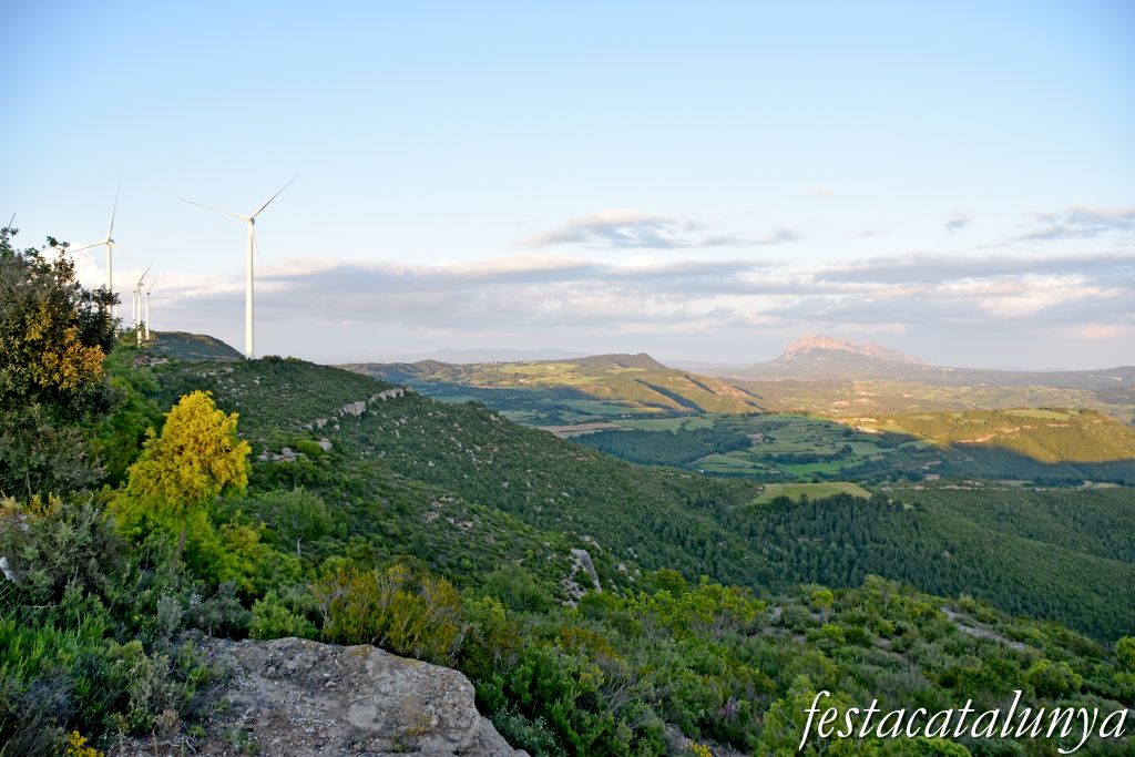 Òdena - Mirador de la conca d'Òdena a la serra de les Malloles 