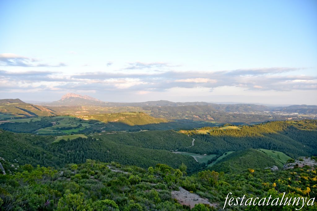 Òdena - Mirador de la conca d'Òdena a la serra de les Malloles