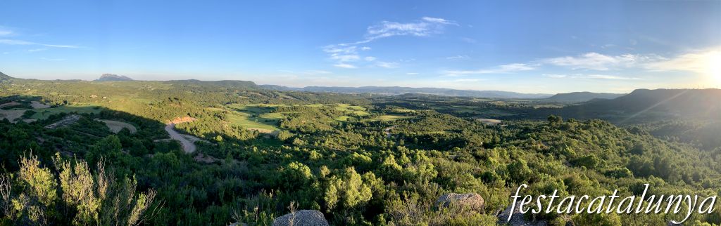 Òdena - Mirador de la Conca d'Òdena a la costa de la Font dels Frares