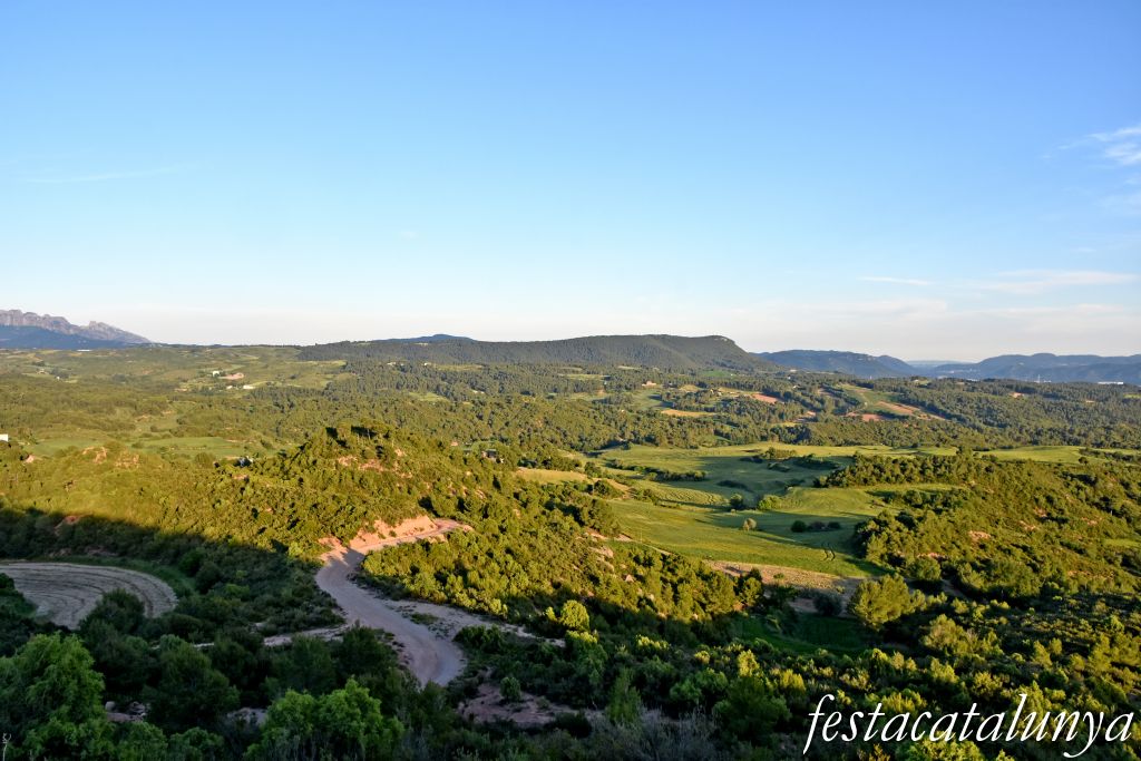 Òdena - Mirador de la Conca d'Òdena a la costa de la Font dels Frares