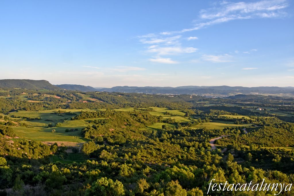 Òdena - Mirador de la Conca d'Òdena a la costa de la Font dels Frares
