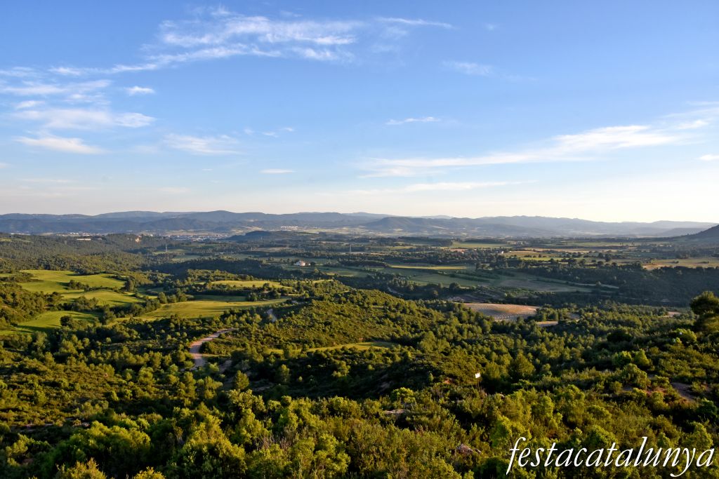 Òdena - Mirador de la Conca d'Òdena a la costa de la Font dels Frares