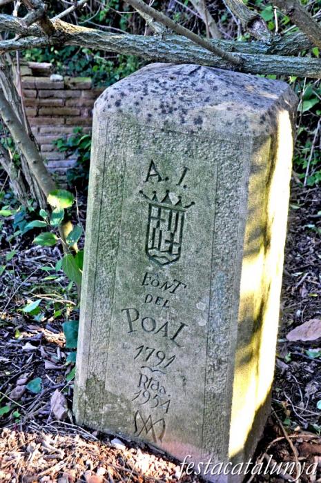 Òdena - Aqüeducte de l'Espelt - Pou de la Font del Poal