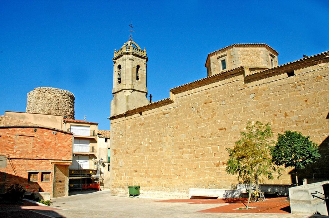 Ivorra - Església parroquial de Sant Cugat