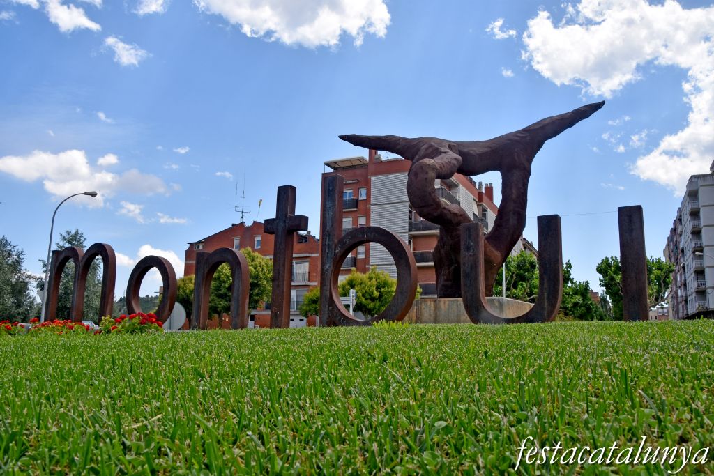 Santa Margarida de Montbui - Escultura Cap del bou de Montbui