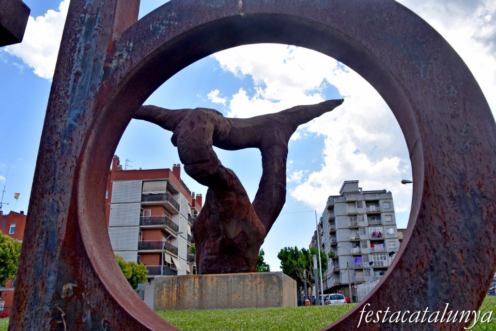 Santa Margarida de Montbui - Escultura Cap del bou de Montbui