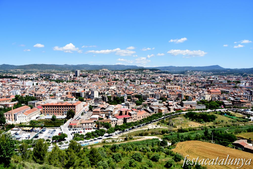 Igualada - Vista panoràmica d'Igualada des de la muntanya del Pi