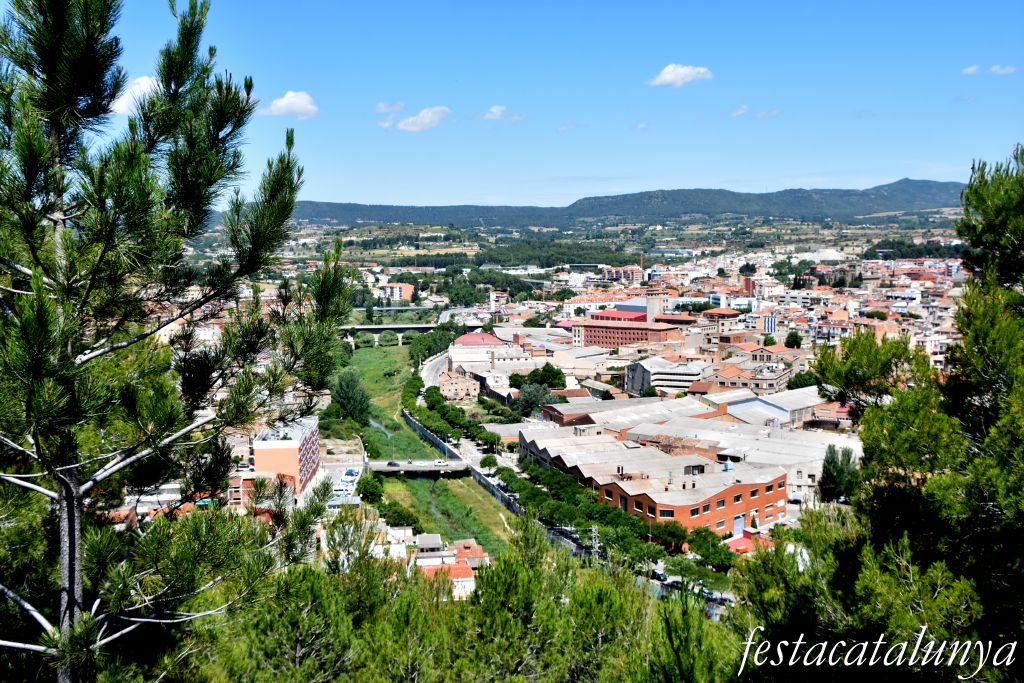 Igualada - Vista panoràmica d'Igualada des de la muntanya del Pi