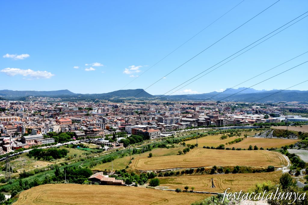Igualada - Vista panoràmica d'Igualada des de la muntanya del Pi
