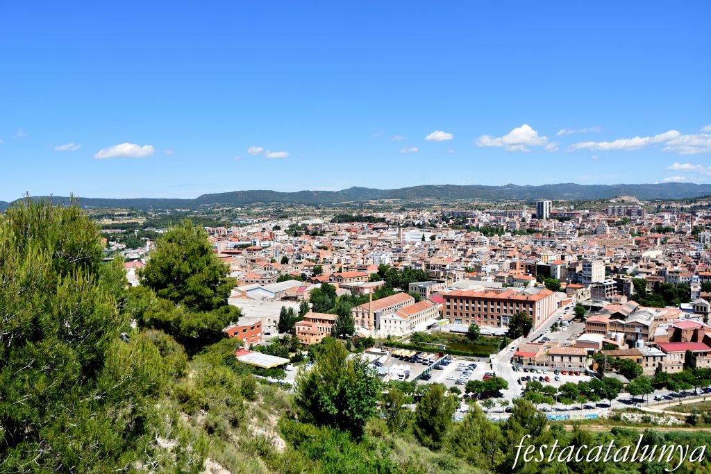 Igualada - Vista panoràmica d'Igualada des de la muntanya del Pi