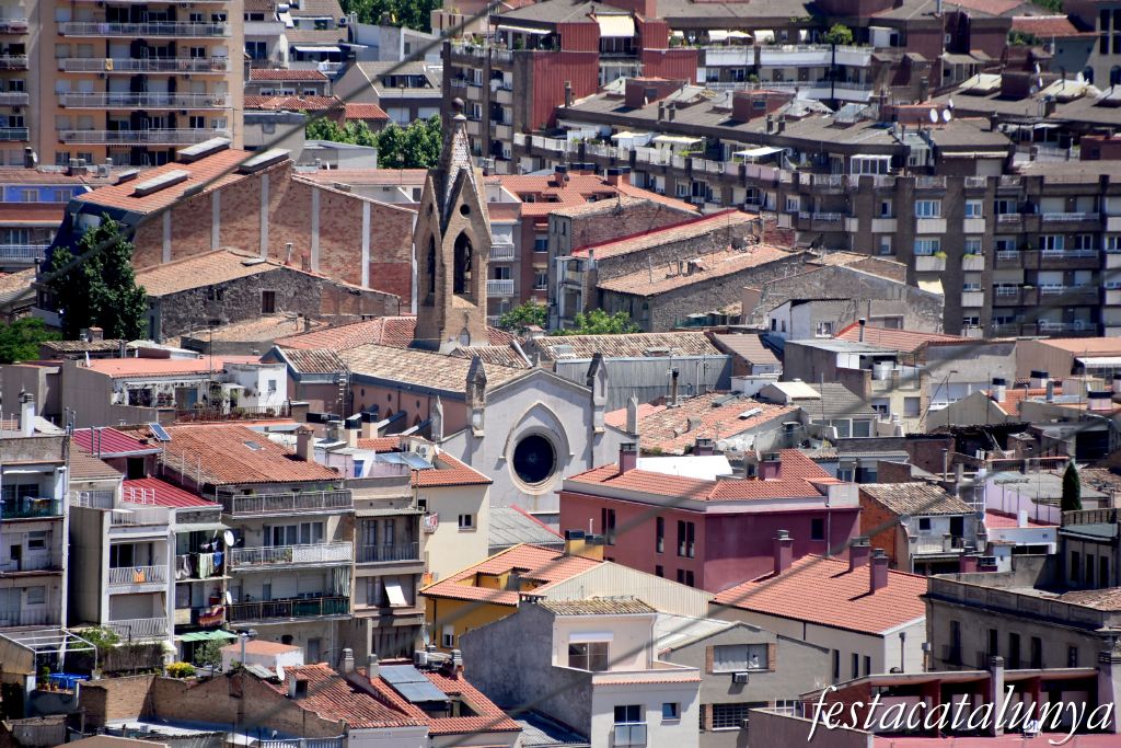 Igualada - Vista panoràmica d'Igualada des de la muntanya del Pi