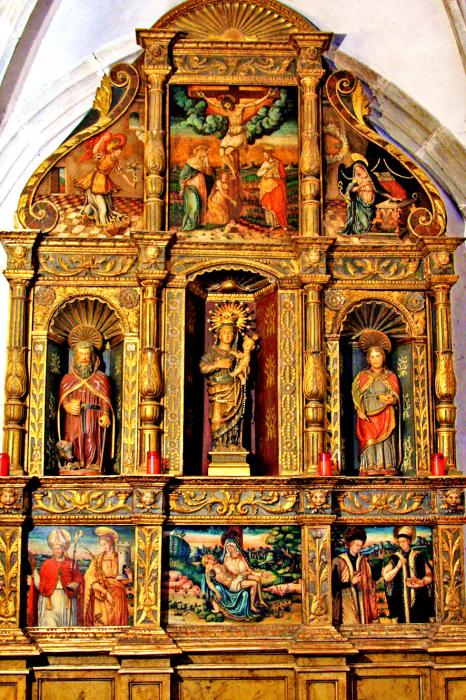 Retaule del Roser a la Doma de la Garriga ***