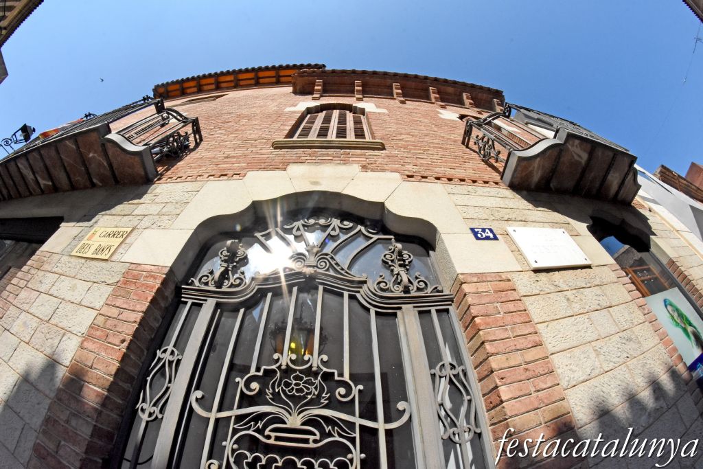 La Garriga - Carrer dels Banys - Casa Ramona Sallent i Freixa