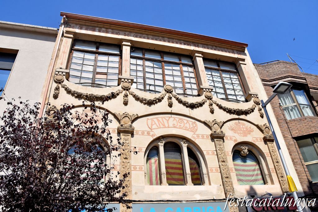 La Garriga - Carrer Calàbria i entorn -  Cafè Sala de festes La Alhambra