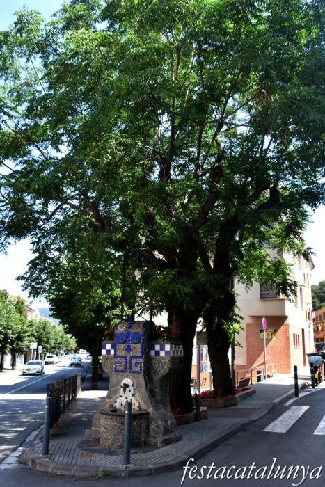 La Garriga - Carrer Calàbria i entorn -  Font de Santa Digna