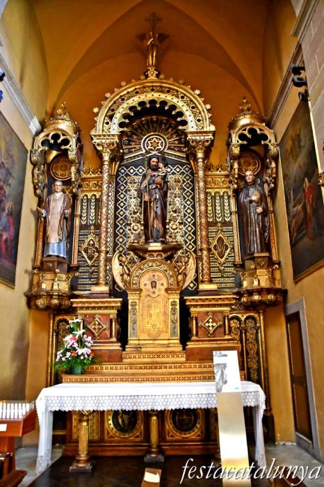 Igualada - Temple renaixentista de Santa Maria - Capelles laterals