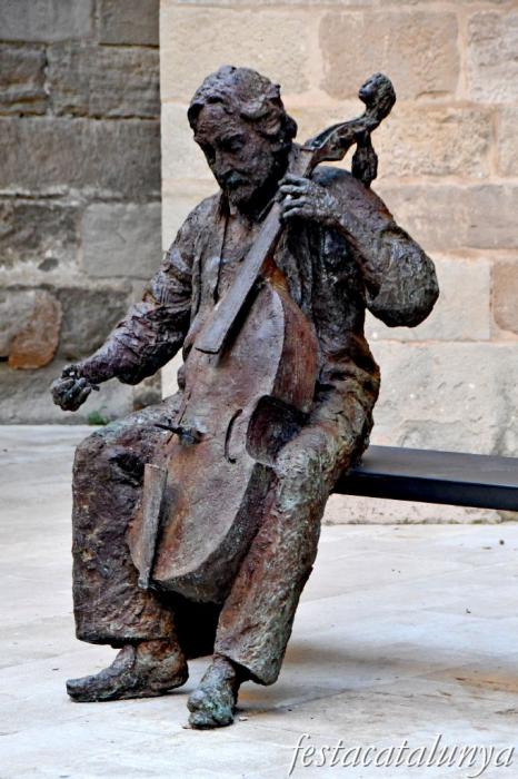 Igualada - Escultures urbanes - A Jordi Savall