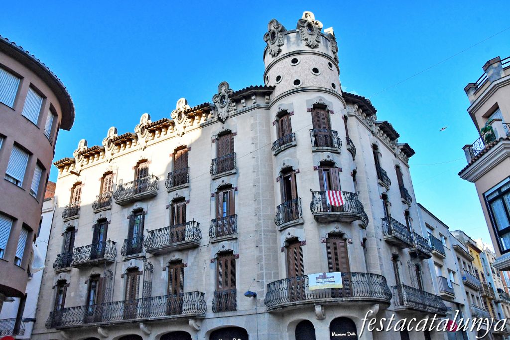 Igualada - Casa Bonaventura Marià o cal Franquesa o ca la Mamita