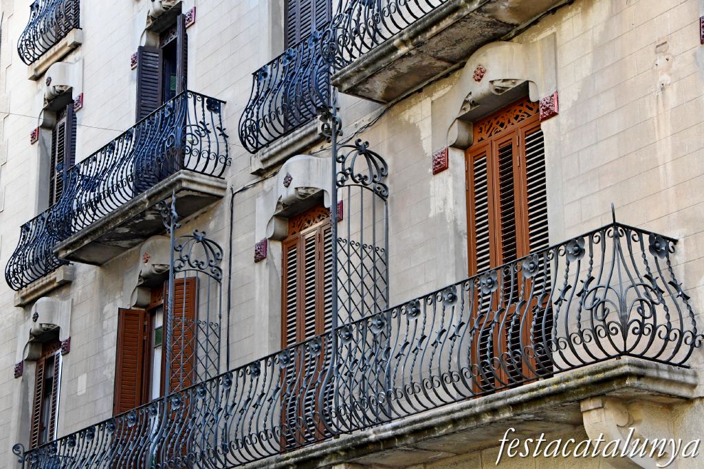Igualada - Casa Bonaventura Marià o cal Franquesa o ca la Mamita