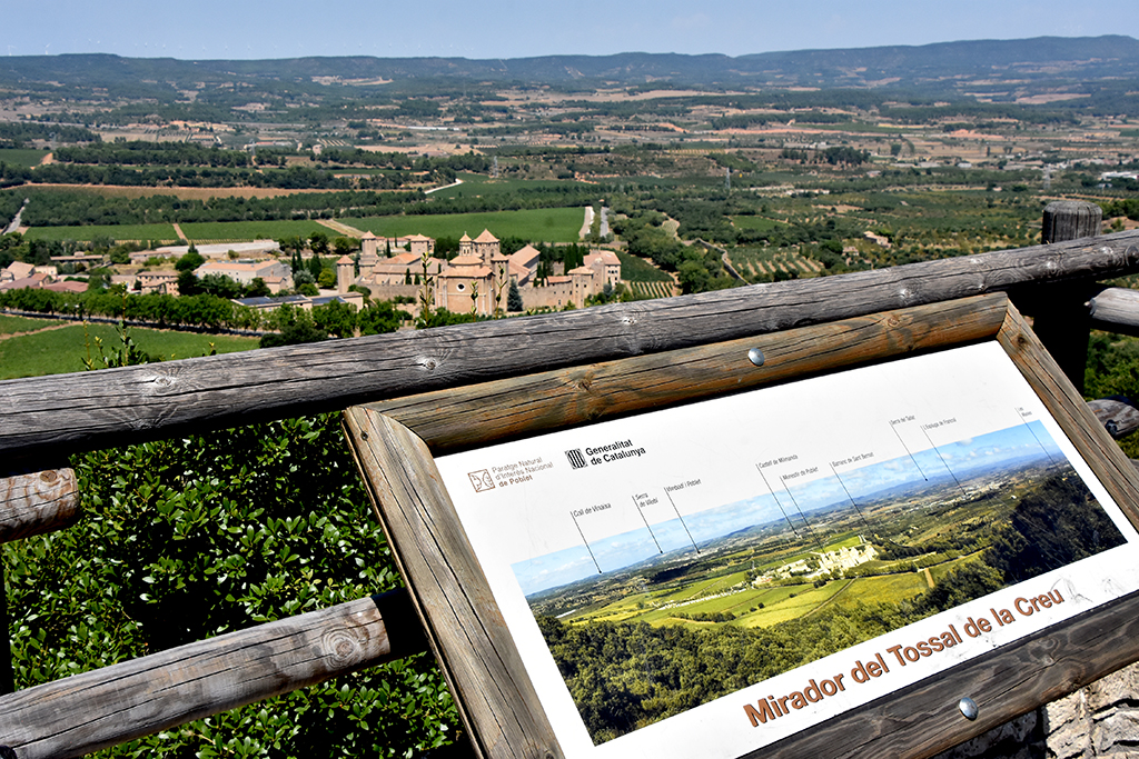 Mirador del Tossal de la Creu a Vimbodí i Poblet