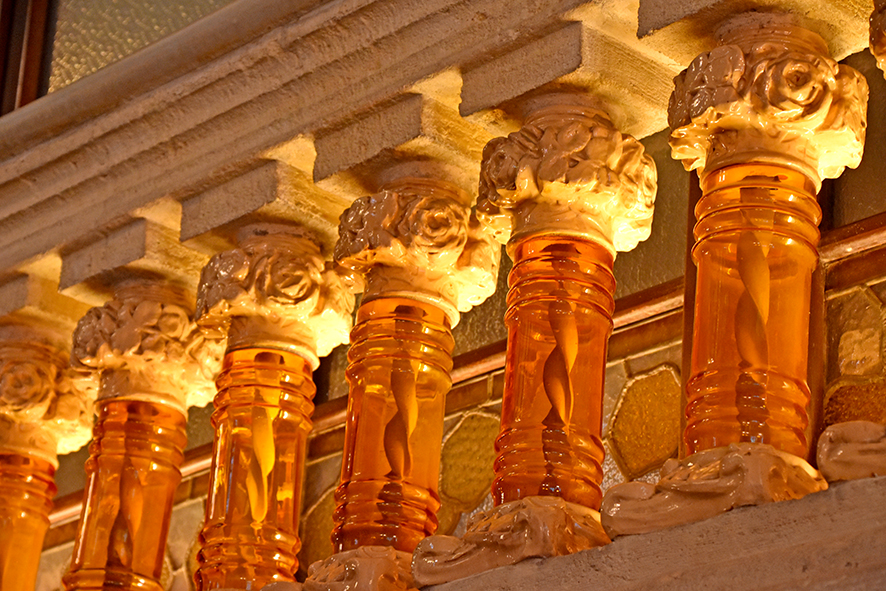 Vestíbul i escala principal del Palau de la Música Catalana de Barcelona ***