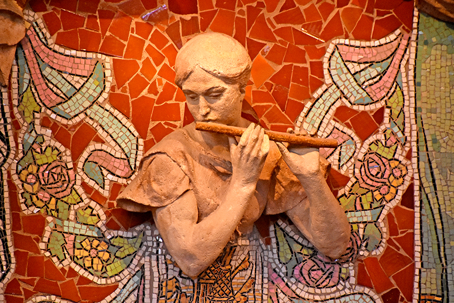 Escenari de la Sala de Concerts del Palau de la Música Catalana de Barcelona ***