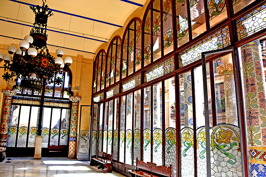 Sala Lluís Millet i balcó principal del Palau de la Música Catalana de Barcelona ***