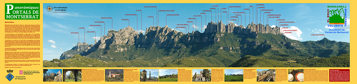 Muntanya de Montserrat des de Marganell 