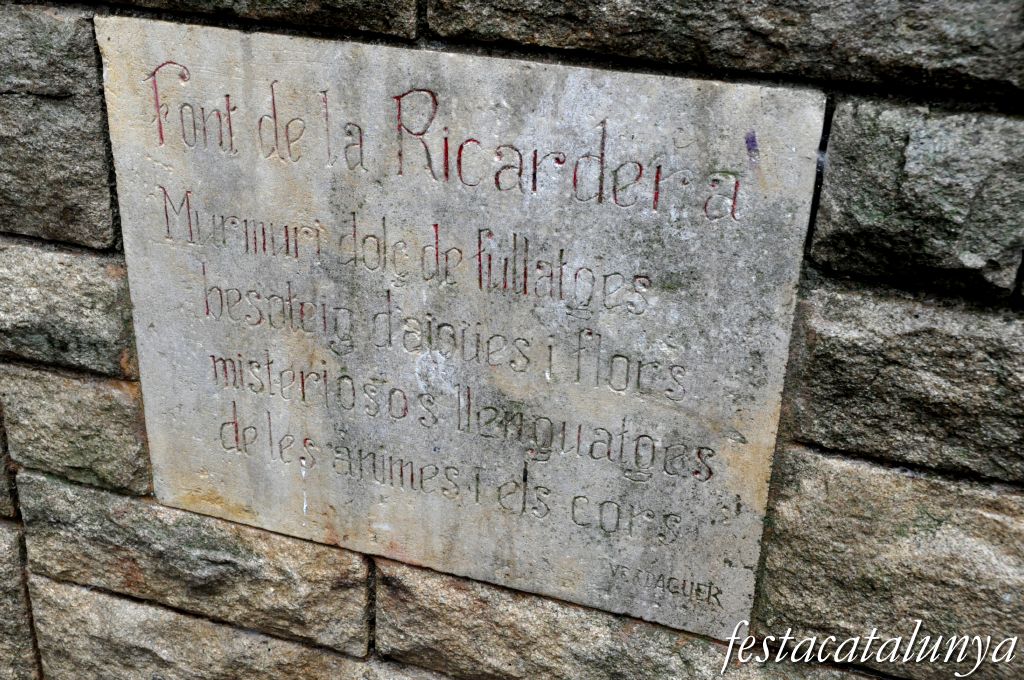 Folgueroles - Font de la Ricardera