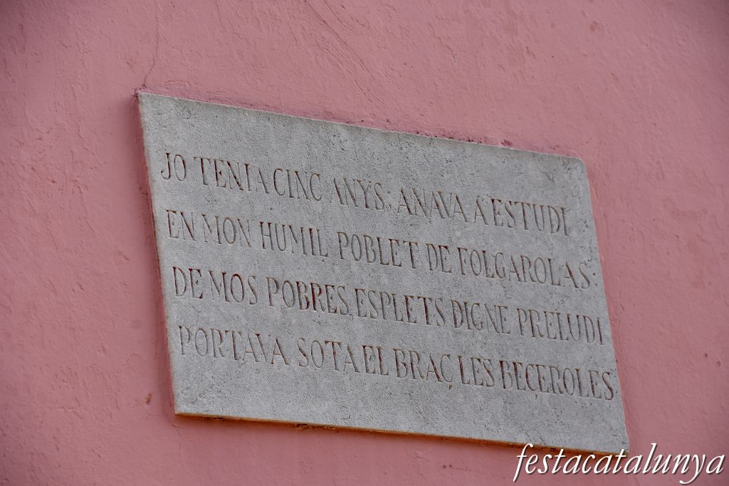 Folgueroles - La Petjada de l'obra de Jacint Verdaguer