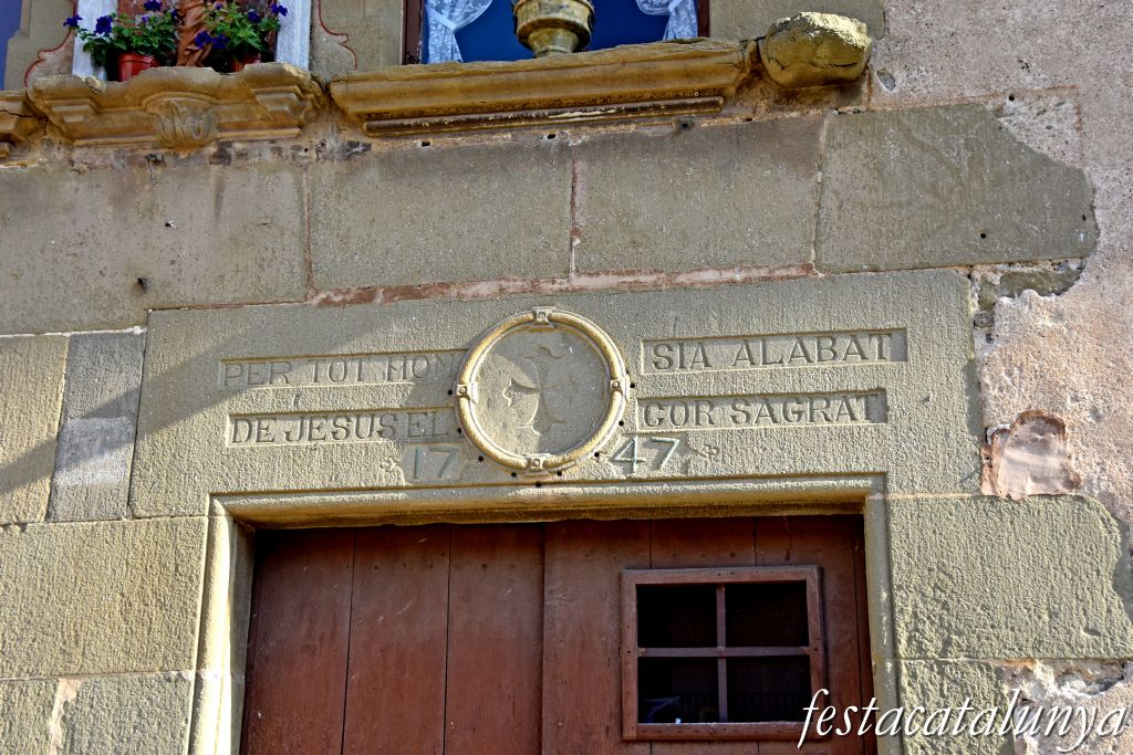 Folgueroles - Llindes i decoracions de les façanes