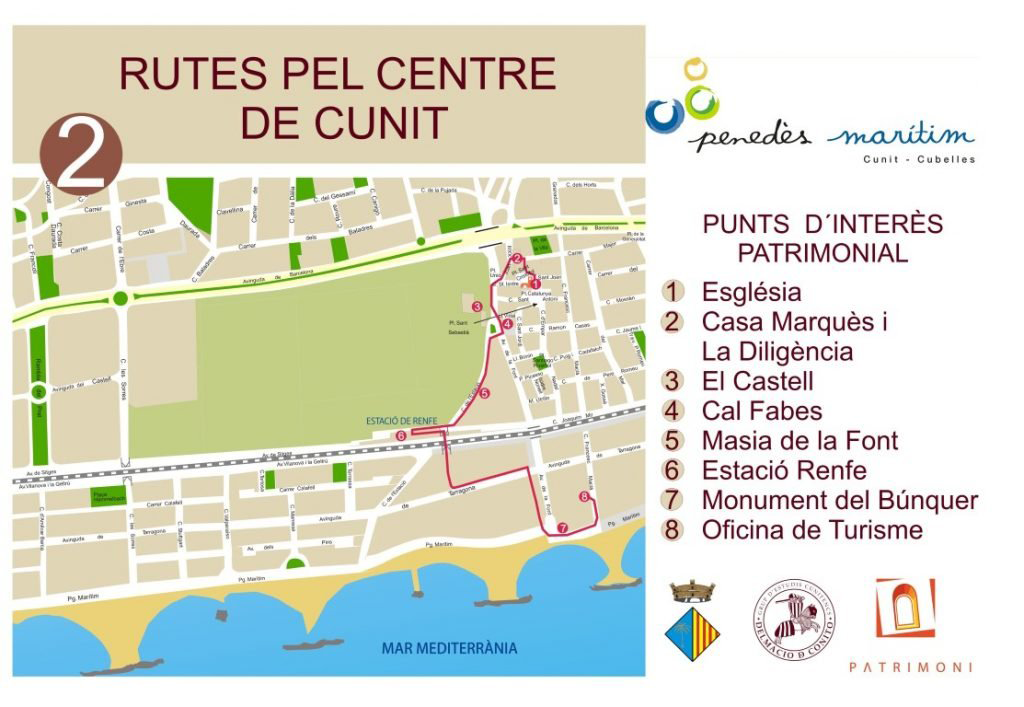 Ruta pel centre antic de Cunit