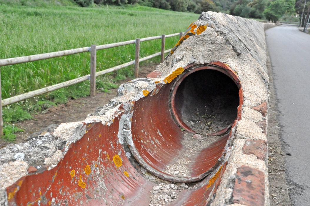 La canalització d'en Ratés a Santa Susanna